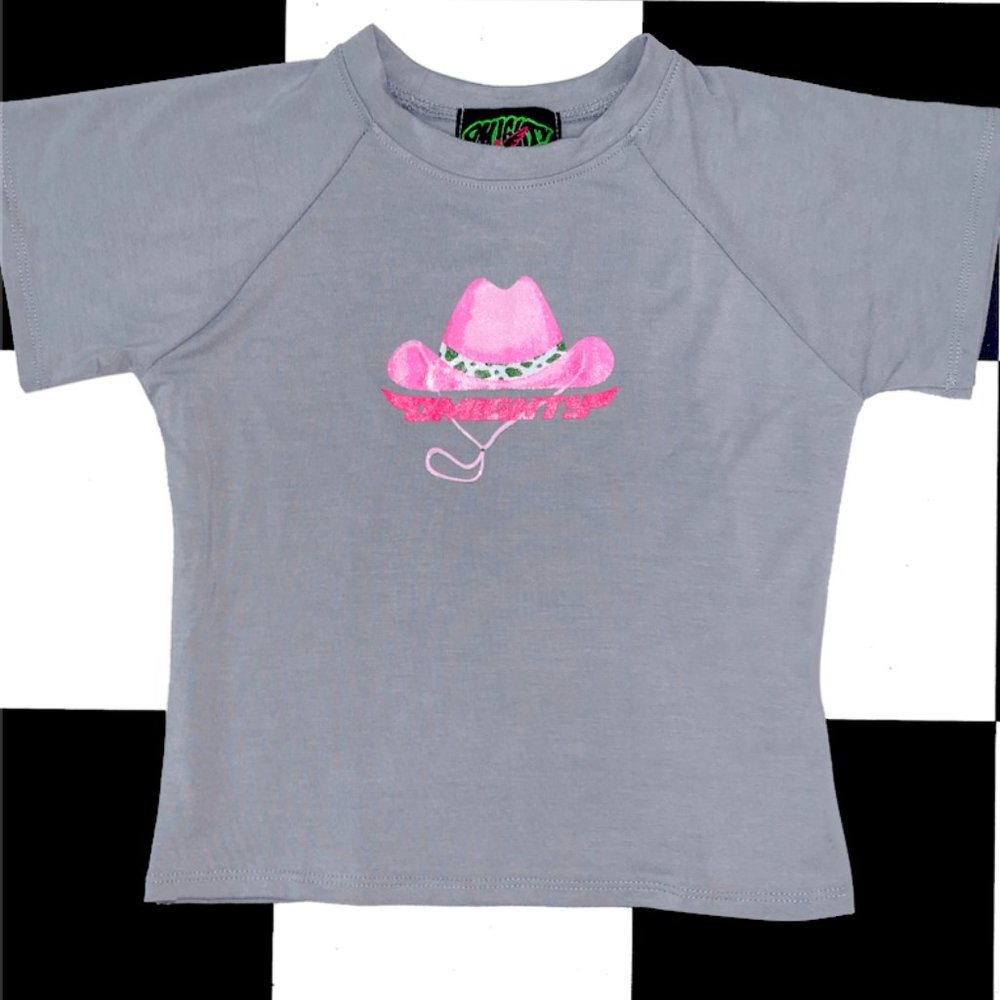 O-Mighty Cowboy Logo T-shirt Baby Tee